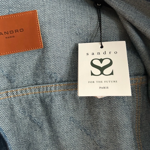 Sandro Paris Denim Jacket - Picture 4 of 6